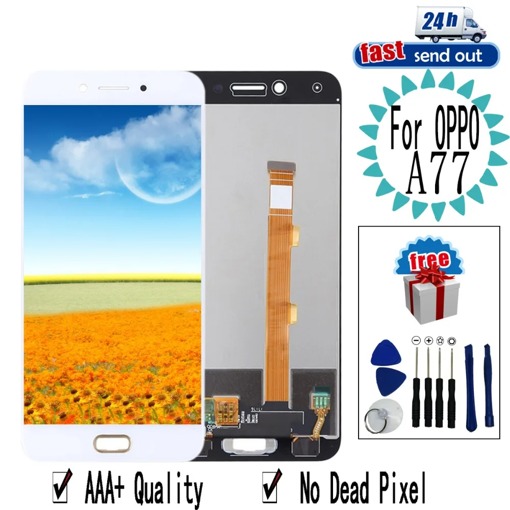 

5.5" A77 LCD For OPPO A77 LCD Display Touch Screen Digitizer Assembly Replacement For OPPO A77