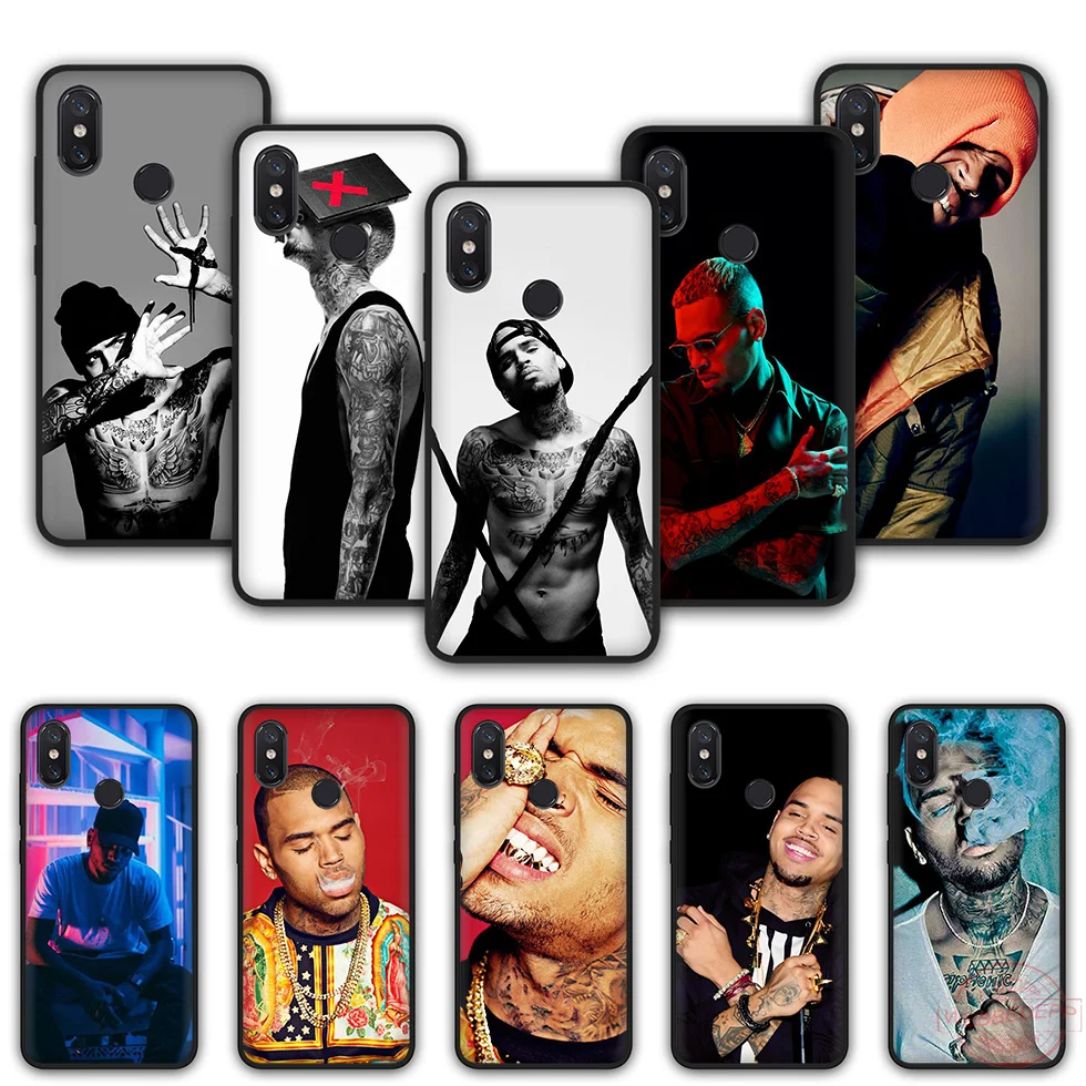 WEBBEDEPP Chris Brown Breezy TPU Phone Case for Xiaomi Mi 6 8 A2 Lite A1 F1 9 MAX 3 SE |
