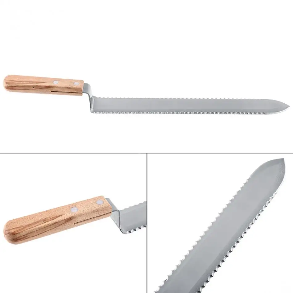 

Useful Honey Tools 280mm Serrated Blade Beekeeping Tool Uncapping Knife Extractor Scraping Honey DIY