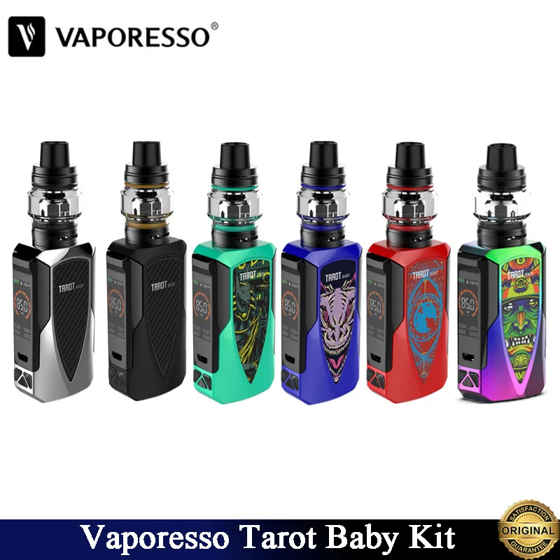 Оригинальные марки vaporesso Tarot Baby Kit Vape & 85W Box Mod 4 5 мл NRG SE Tank GT Series Coil 2500 мАч встроенный