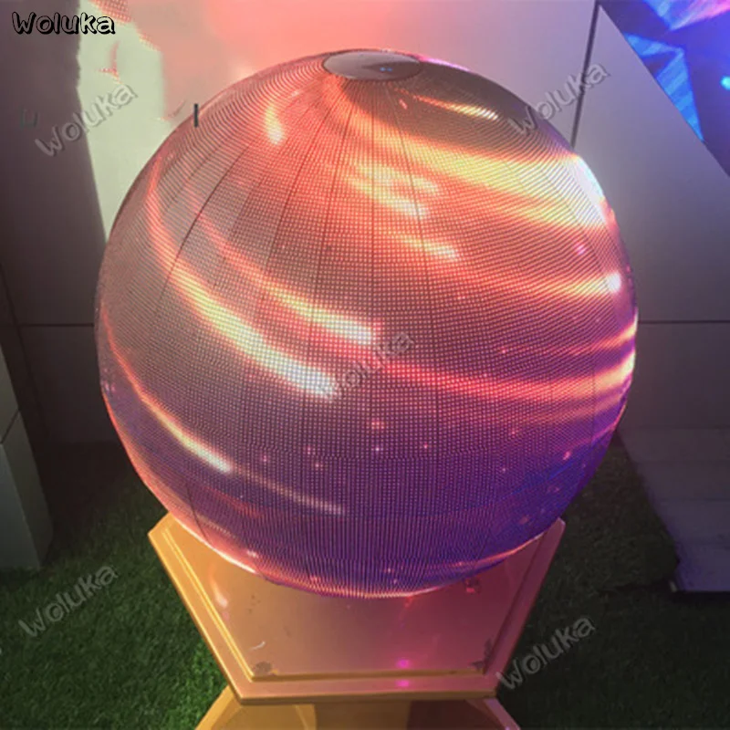 Special-shaped LED display P4 full color diameter 1 meters spherical screen flexible CD50 W03 | Освещение