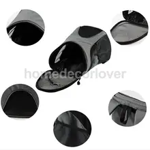 Кошка собака рюкзак переноска Pet Дорожная сумка мягкая сумка на плечо дышащая вентилируемая сетка сумка S/L