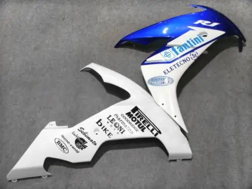 Комплект обтекателей под давлением для YAMAHA YZFR1 04 05 06 YZF R1 2004 2005 2006 YZF1000 ABS белый