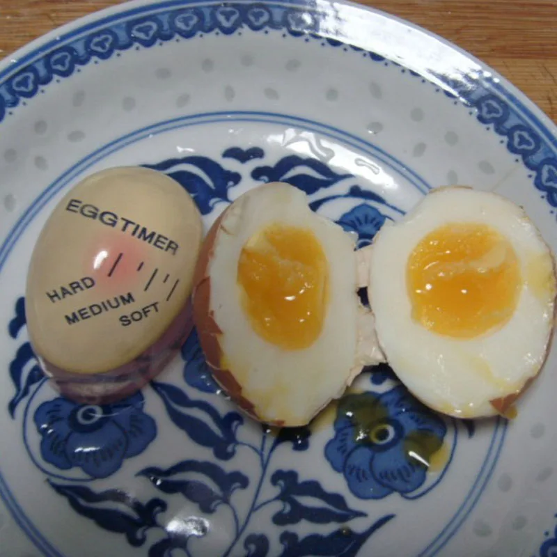 1 шт. яйцо идеальный цвет таймер с изменяющимся управлением мягкие вареные яйца приготовления кухня Смола Яйцо Таймер