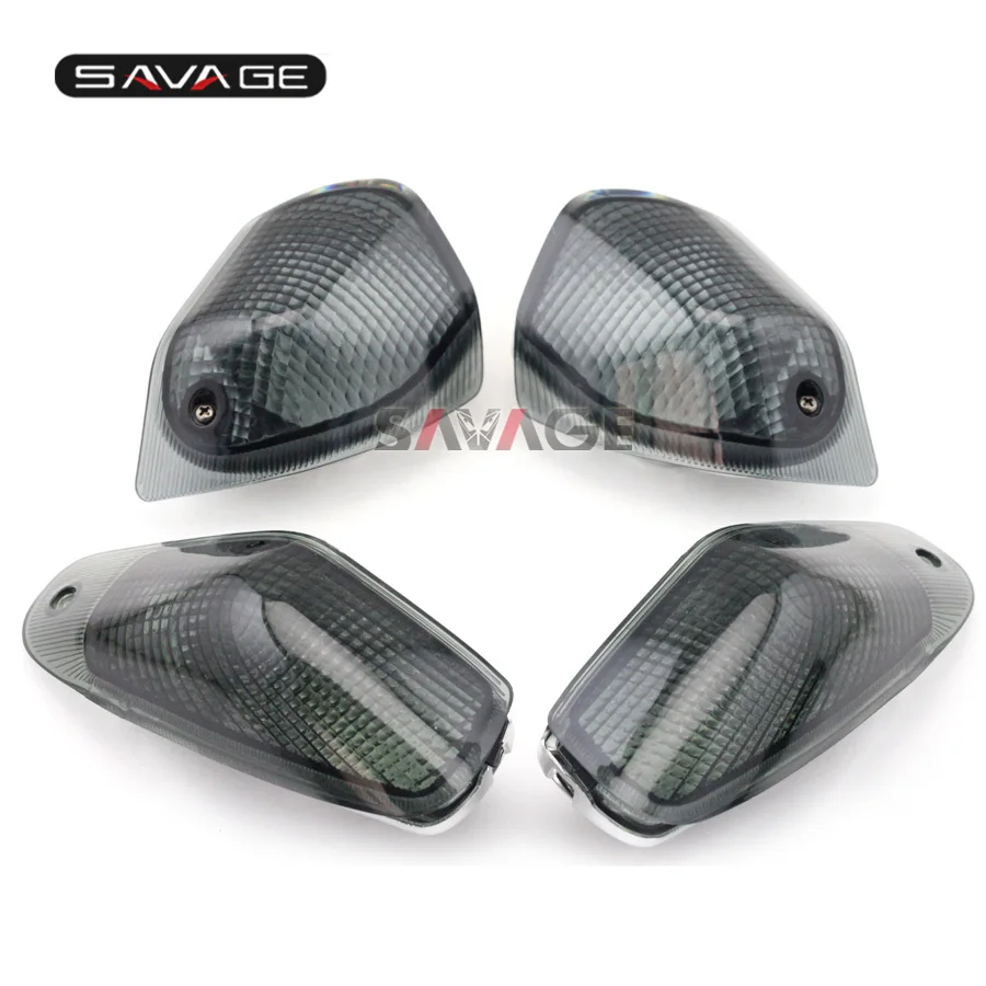 For KAWASAKI ZZR 400/600 ZZR400 ZZR600 ZX600E 1994-2004 Motorcycle Accessories Front&ampRear Turn Signal Indicator Light Lamp Lens |