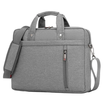

13 Inch Waterproof Nylon Computer Laptop Notebook Tablet Bag Bags Case sleeve Messenger Shoulder unisex men women Gray