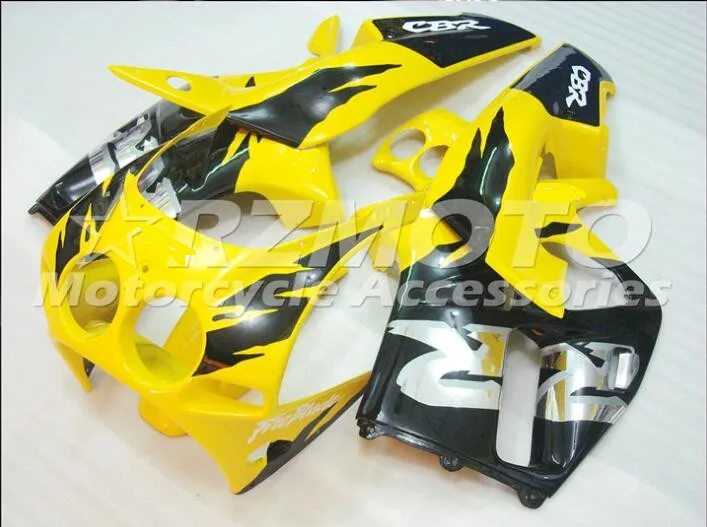 ACE KITS New ABS Injection Fairings Kit Fit For HONDA CBR250R MC19 1988 1989 CBR250 88 89 Yellow QQ76 | Автомобили и мотоциклы