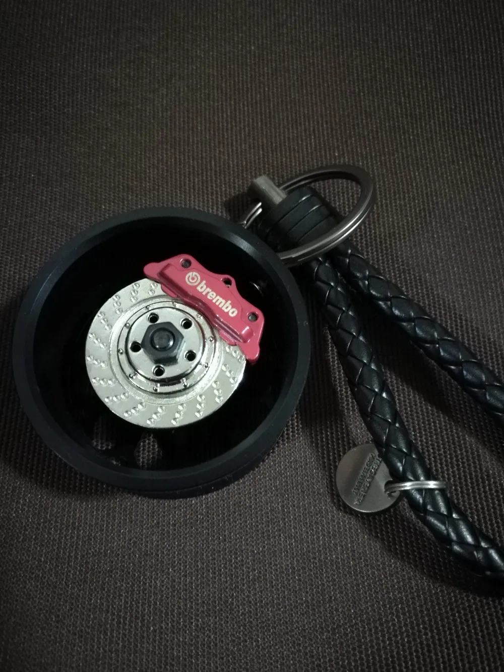 New Hot Sale Disc Brake Shape+BBS Wheel Rim Model Keychain