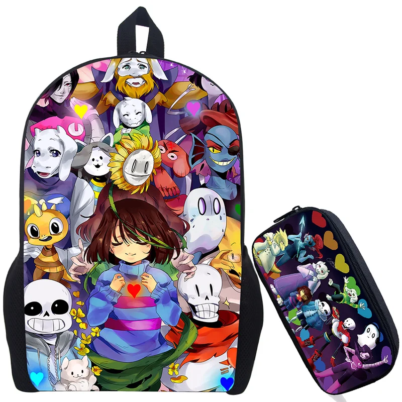 

2019 Hot Sale Awsome Undertale Printing Backpack Mochila Boys Girls School Bags Children Bookbag Shoulder Backpacks Gift Bags