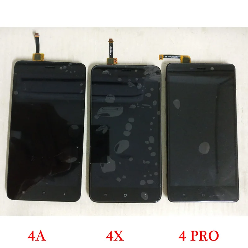 Высококачественный черный/белый/золотистый ЖК-дисплей для Xiaomi Redmi 4X 4A 4 pro prime+ кодирующий преобразователь сенсорного экрана в сборе с рамкой