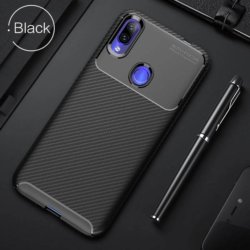 Чехлы для телефонов Xiaomi Redmi Note 7 чехол из углеродного волокна мягкая силиконовая