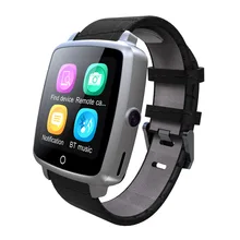 Lederband Uwatch Smartwatch Mit Simkarte Bluetooth-konnektivität Smart Watch Armbanduhr für iPhone Xiaomi Sony Huawei Samsung
