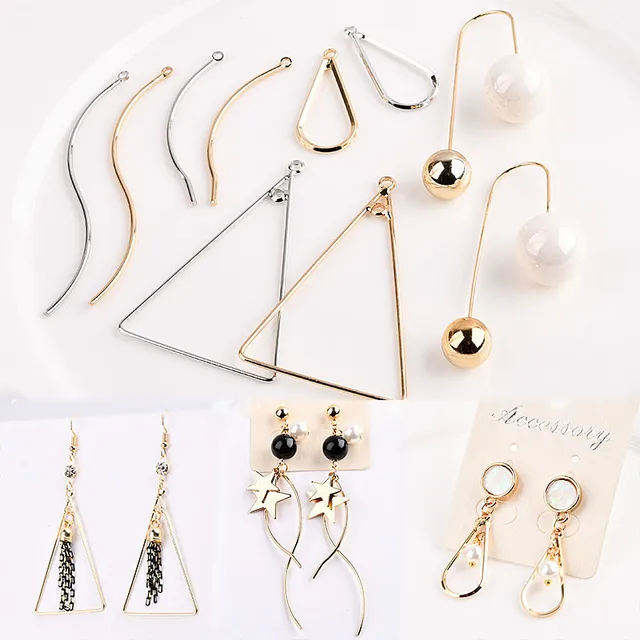 Diy Homemade Korean Plate Geometric Simple Earring Materials Package Diy Homemade Korean Plate Geometric Simple Earring Materials Package Fashion Can Be Ed With Pearl