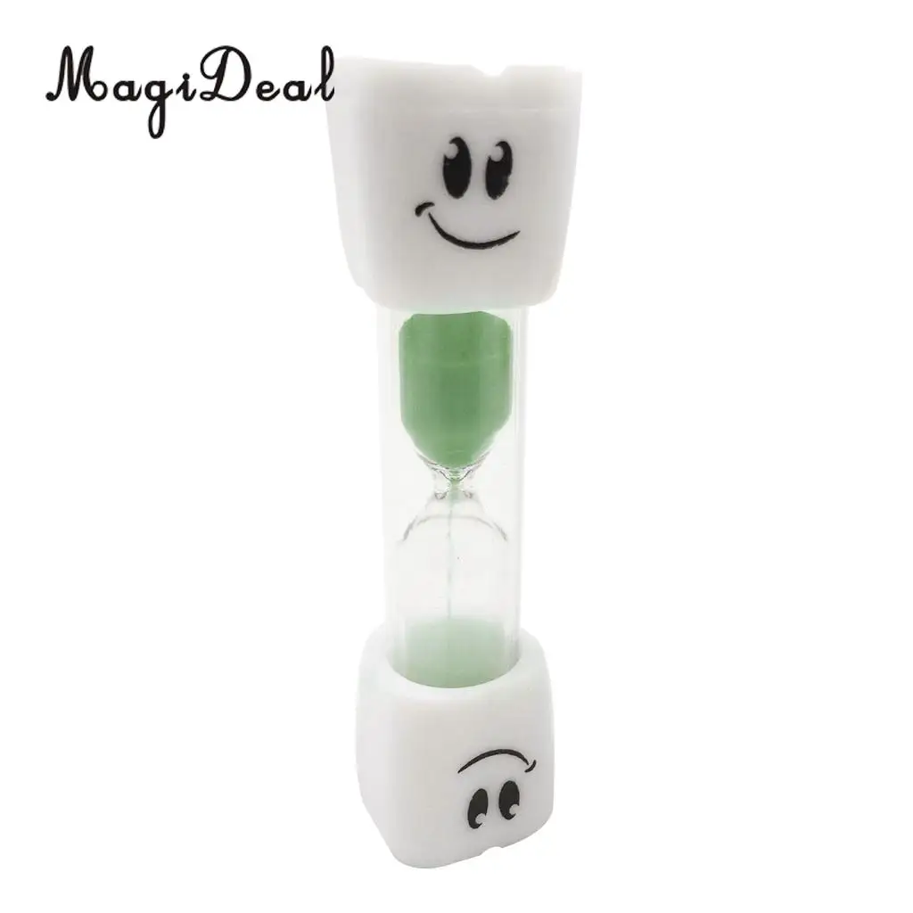 Tooth Brushing Timer Hourglass Sandglass Glass Lovely Smile Sand Egg Timers Kitchen Tool Office Decor Games Playing Novelty Gift