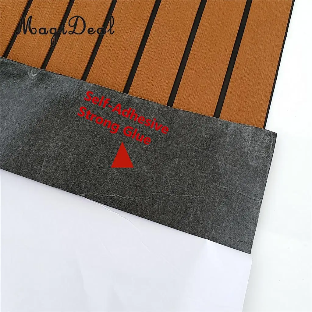 Self-Adhesive 450x2400x6mm EVA Foam Boat Yacht Flooring Teak Decking Sheet Pad Carpet for RV Car Marine Boat Yacht Accessories
