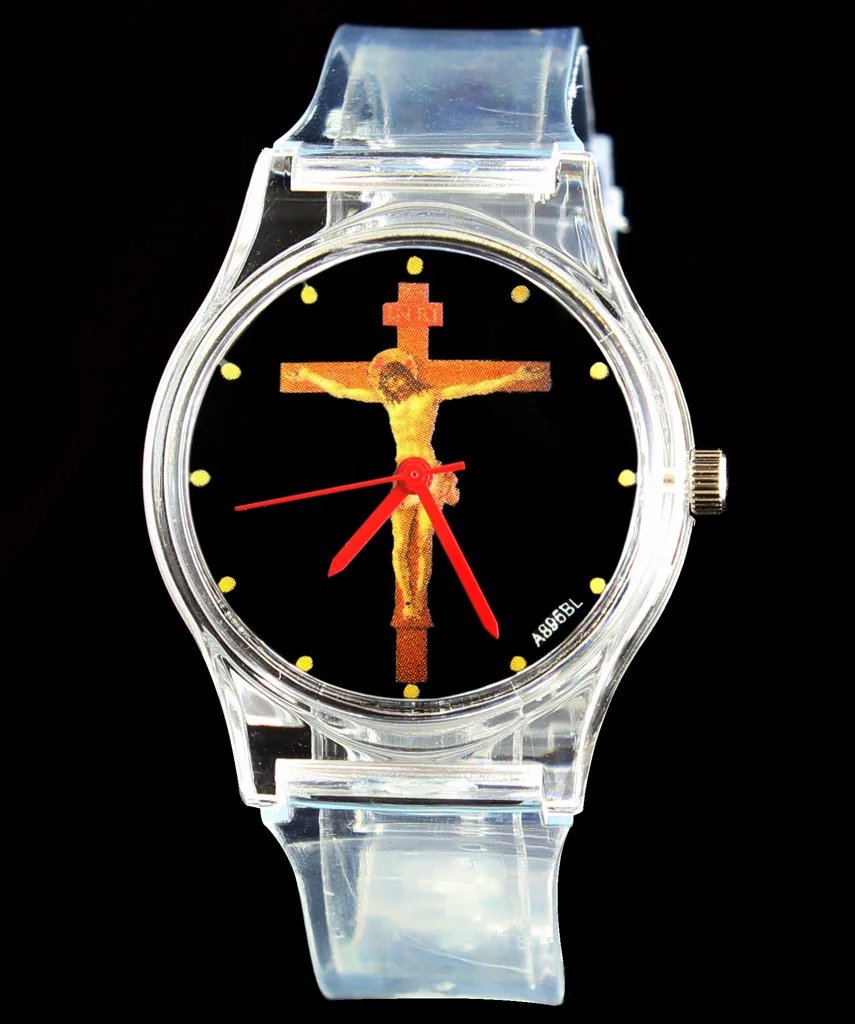 Бог Христос Крест Девы Марии Мадонны Священное Сердце Иисуса Бразилия редентор христианская Пасха религиозные часы кварцевые наручные часы