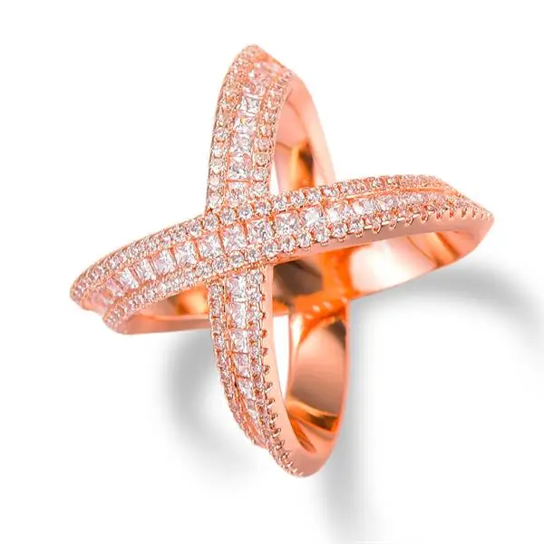 Rosegold Новые Кольца missvikki, букле d'oreille femme,, дизайн, Свадебный Подарок на годовщину в виде колец для влюбленных, привлекательный - Цвет основного камня: Rosegold