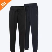 Оригинальные мужские флисовые трикотажные высокоэластичные брюки xiaomi mijia Uleemark, теплые флисовые антистатические трикотажные брюки, Лидер продаж