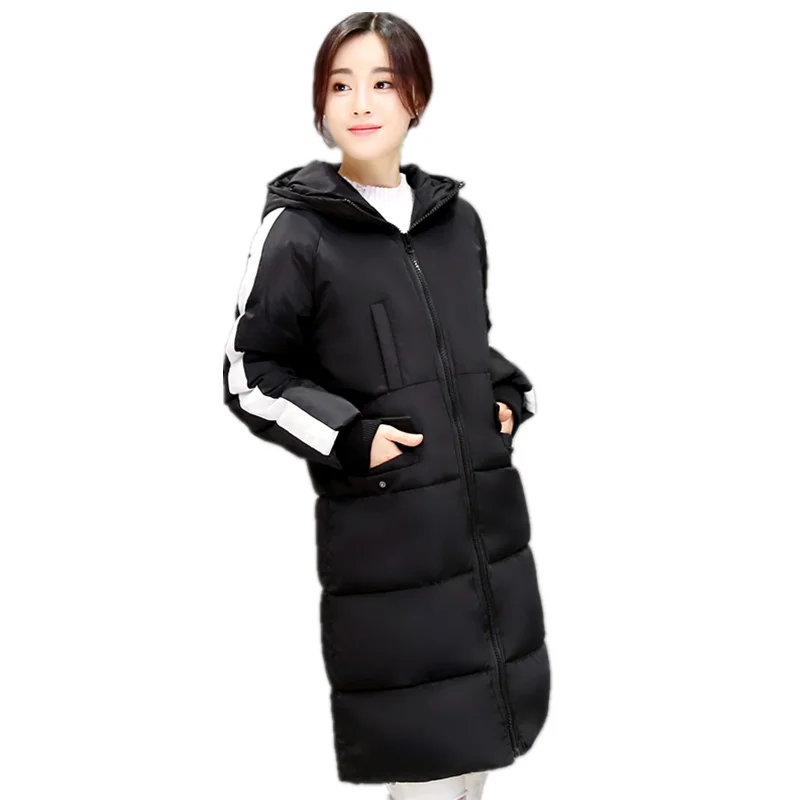 Plus Size Women New Fashion Winter Coat Female Wadded Cotton Jacket Warm Parkas Hooded Women s