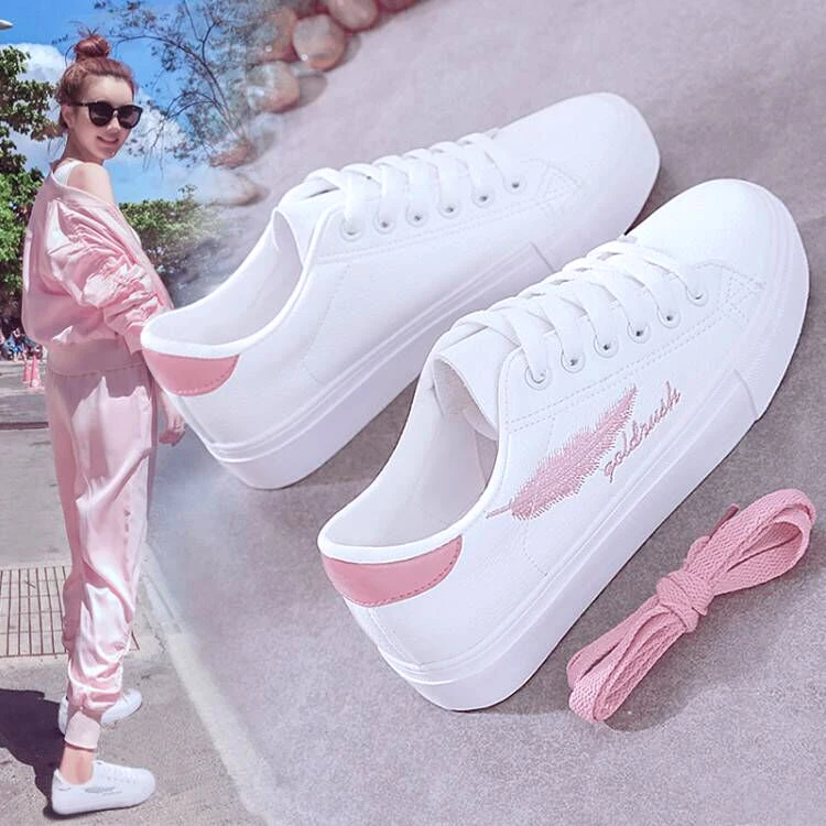 

Summer small white shoes female 2019 summer new women's shoes wild breathable flat casual white shoes womens shoes