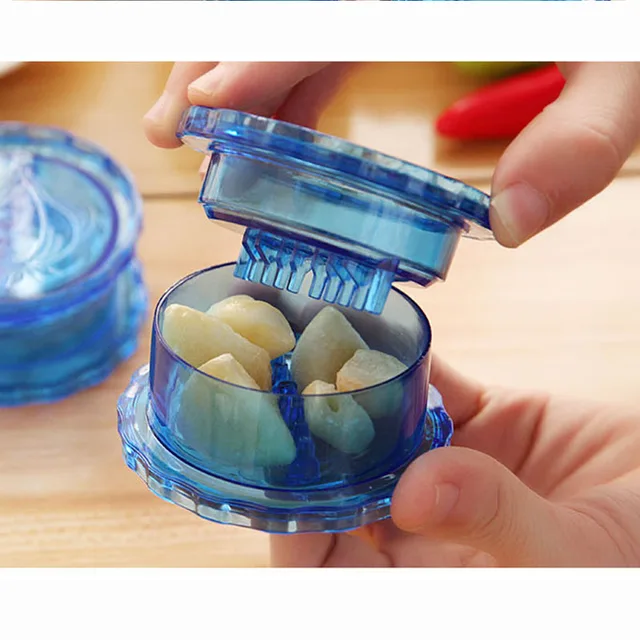 Garlic Crusher Plastica Pressa Aglio Chopper Affettatrice Trituratore Manuale ac Garlic Crusher Plastica Pressa Aglio Chopper Affettatrice Trituratore Manuale ac