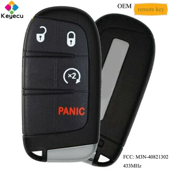 

KEYECU OEM Smart Prox Remote Key With 4 Buttons 433MHz - FOB for Jeep Grand Cherokee 2014 2015 2016 2017 2018 FCC: M3N-40821302