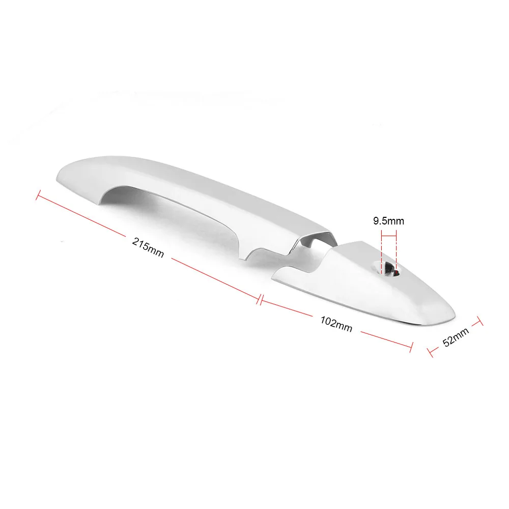 FOR HONDA CIVIC 2012 2013 2014 2015 CHROME 4 DOOR HANDLE COVERS w//oPSK Handles
