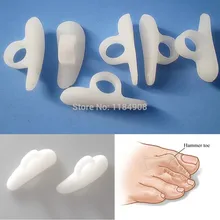 Гелевый корректор для пальцев ног молоток корректор для большого пальца и защитная подушка здоровье новые рельефные подушки уход за ногами обувь
