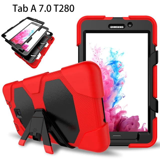 Coque de protection en Silicone pour Samsung Galaxy Tab A6, 7.0 pouces,  résistante aux chocs, pour tablette Tab A 7.0 T280 T285 | AliExpress