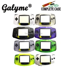 Новое поступление DIY черные кнопки пластиковый корпус экран 8 цветов пика эльф оболочка объектива подходит для GameboyAdvance чехол для мальчика Advance