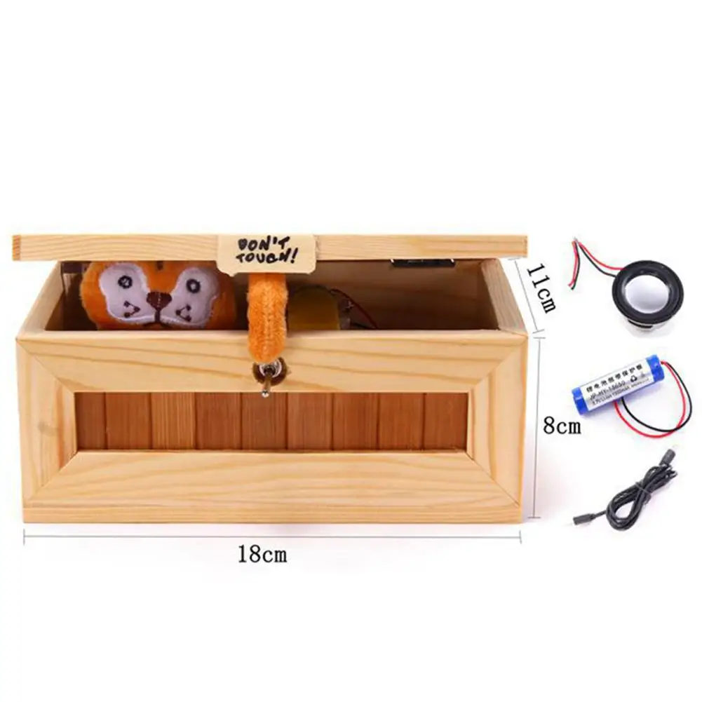 

LeadingStar Creative Funny Small Tiger Bluetooth Music Player Light Useless Box Gift Toy