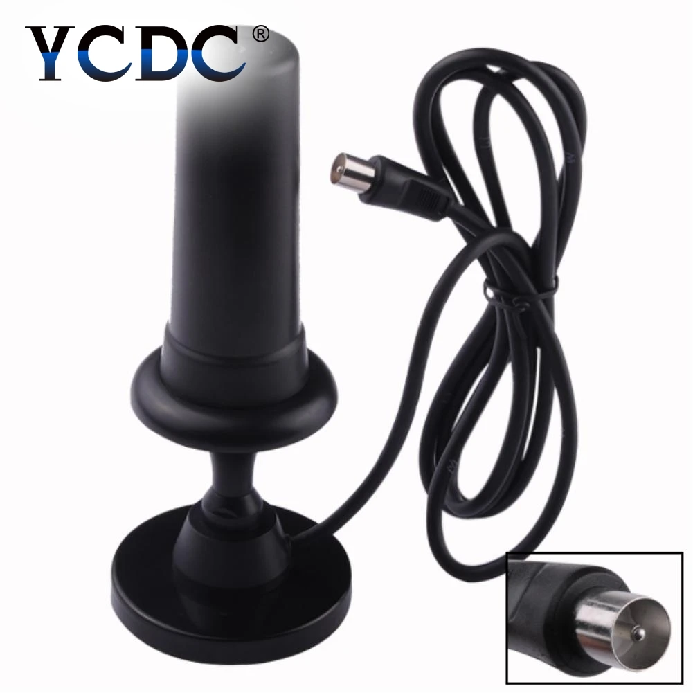 YCDC TV Digital Freeview Aerial Booster Antenna DVB T DVB T HDTV Indoor TV Antenna Booster