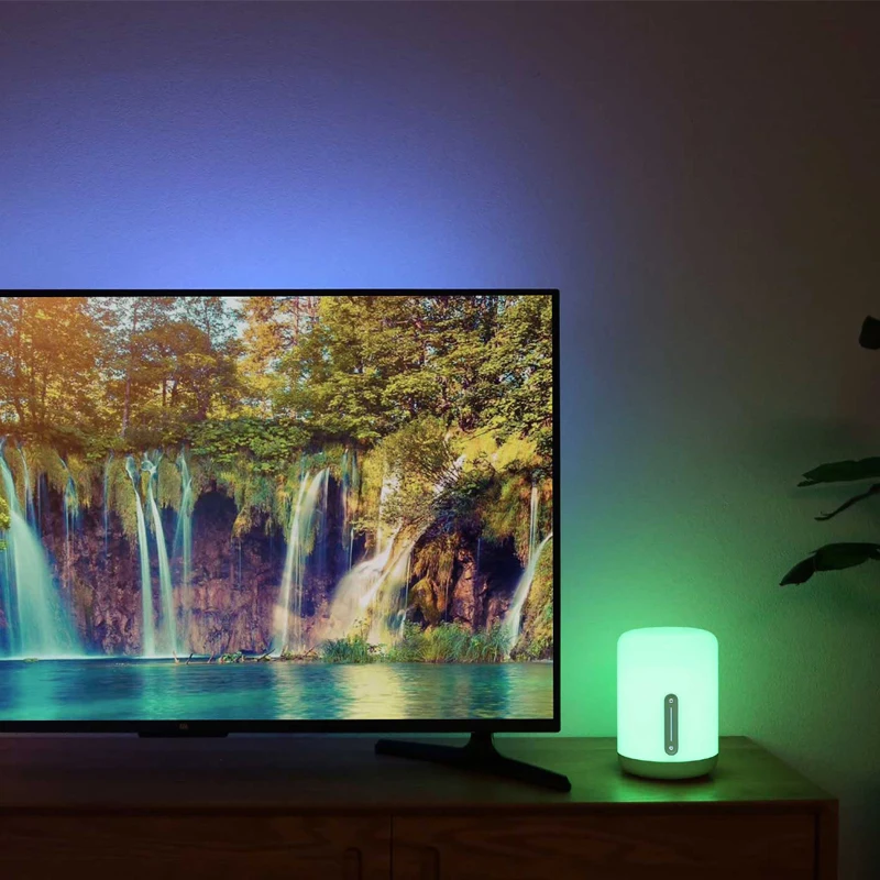  Original Xiaomi Mijia LED Desk Beadside Lamp 2 Smart Table Light Voice Touch Control Dimmable RGBW 