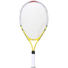 Cadre d'alliage d'aluminium de raquette de Tennis d'adolescent de REGAIL 1 pièces avec le fil en Nylon ferme parfait pour l'entraînement de Tennis d'enfants(China)