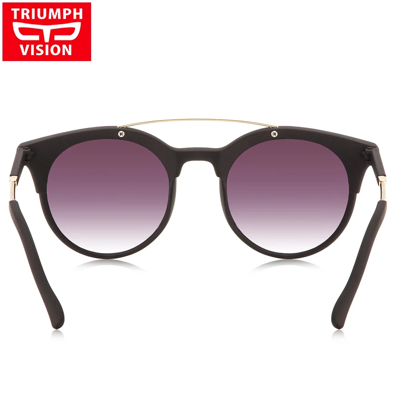 TRIUMPH VISION круглые градиентные очки de sol Feminino Солнцезащитные женские брендовые