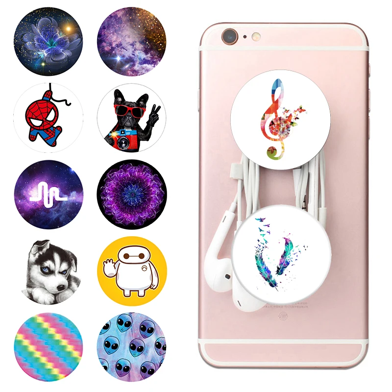 

попсокет popsoket Musical Leaf Dog Cartoon Cute Phone pocket socket Sir Sac AirBag Folding Desk Stand Holder Universal popsocet