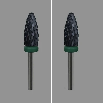 

Black -6PCS-Ceramic Nail Drill Bit - Flame Bit - (1041.060)