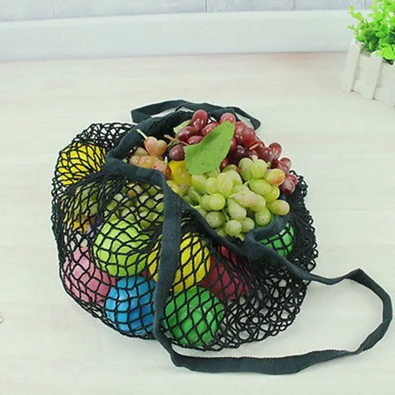 

Brand NEW 1PC Reusable String Shopping Grocery Bag Shopper Tote Mesh Net Woven Cotton Bag Hand Totes
