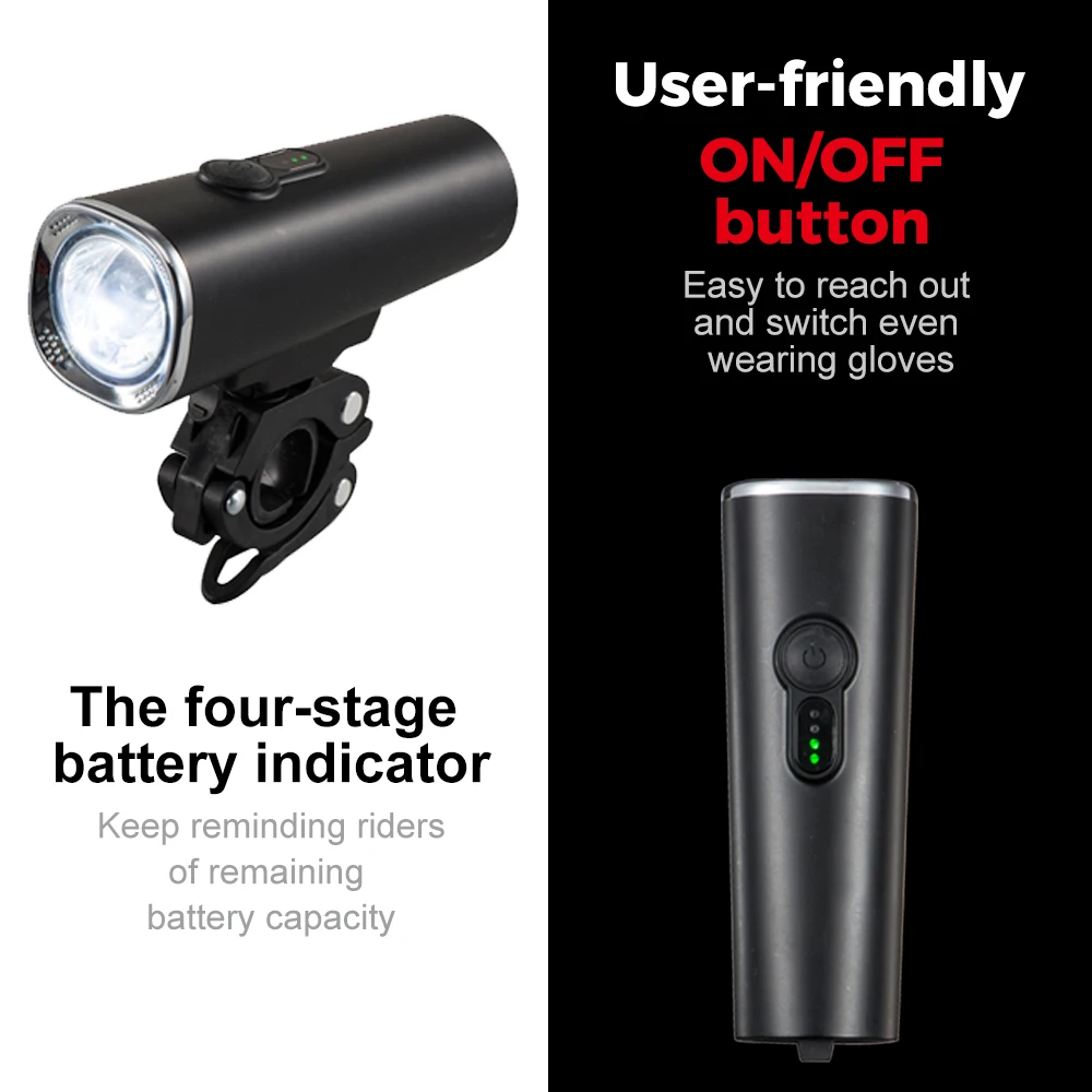 Discount Linkbest 600 Lumen USB Rechargeable LED Bike Light with ECO-Reflex Optics -IPX5 Waterproof- Near Range Beam Fits ALL BIKES 2