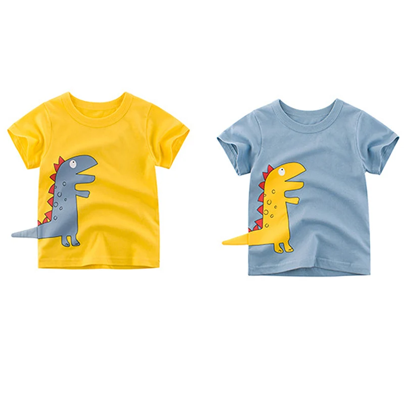 

MrY Kids Summer Cotton Cartoon T-shirts Tops Octopus Print T-shirts Summer Child Casual Tees Short Sleeve Cotton Tops Clothes