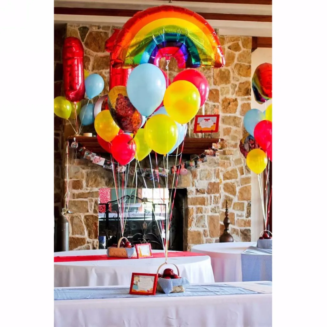 JX-LCLYL Cute Giant Rainbow Foil Balloon Baby Shower Kids Birthday Party Decor Ornament
