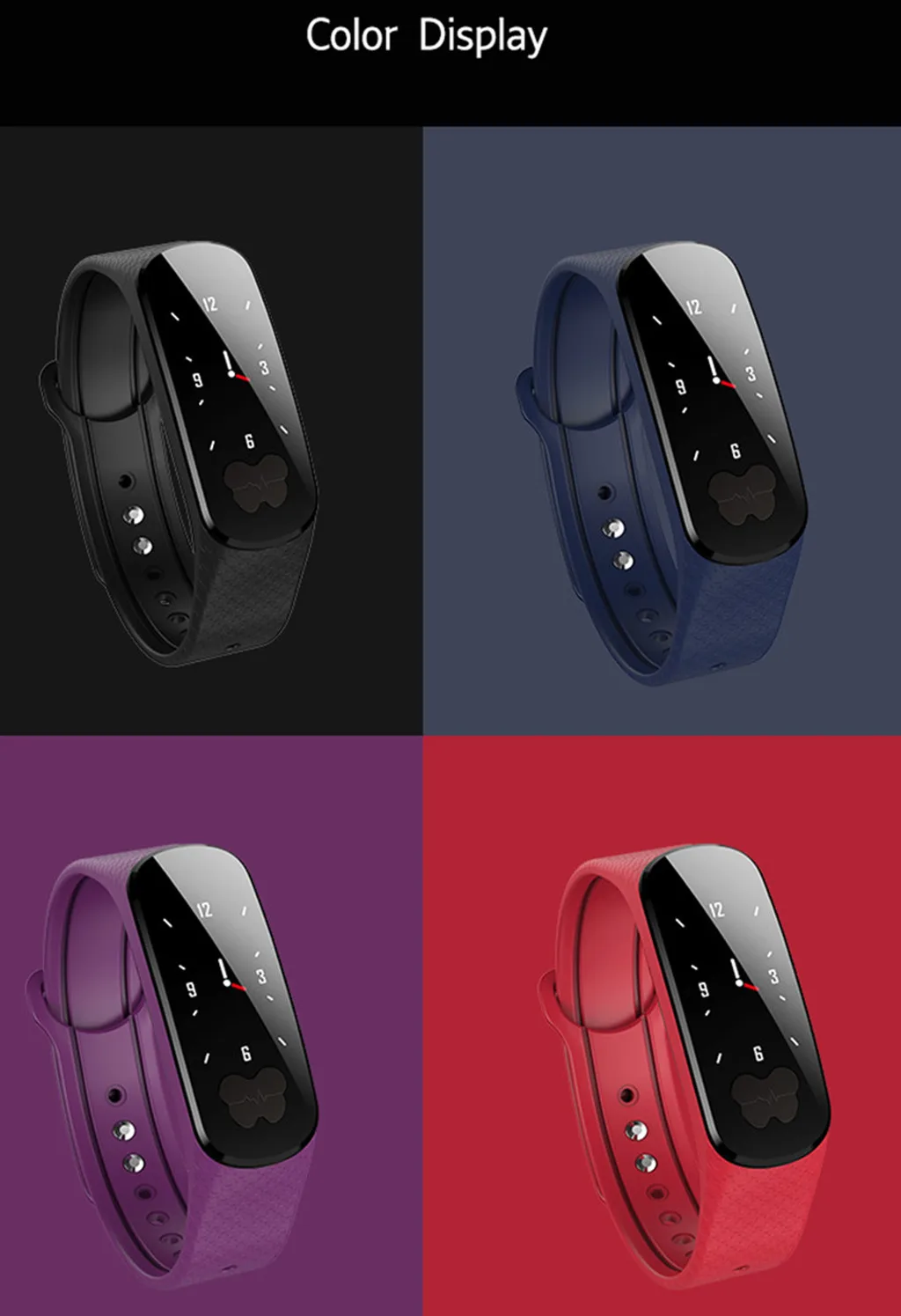 Smartwatch B37S цветной экран кольцо PPG+ ЭКГ двойной измерение сердечного ритма умный Браслет Прямая поставка