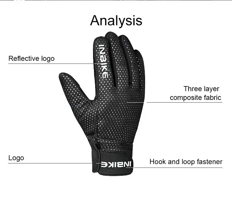 INBIKE велосипедные перчатки зимние велосипедные перчатки ветрозащитные теплые уличные спортивные походные велосипедные перчатки для MTB для мужчин и женщин