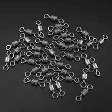 MNFT 200 шт. Американский Поворотный Шарнир высокоуглеродистой нержавеющей стали материал приманка на рыболовный крючок Разъем 24 мм длина цена