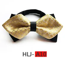 SCST фирменный дизайн Желтый Золотой Классический клетчатый принт галстук-бабочка для мужчин галстук-бабочка мужской тонкий галстук-бабочка Pajaritas подарок на день рождения A103
