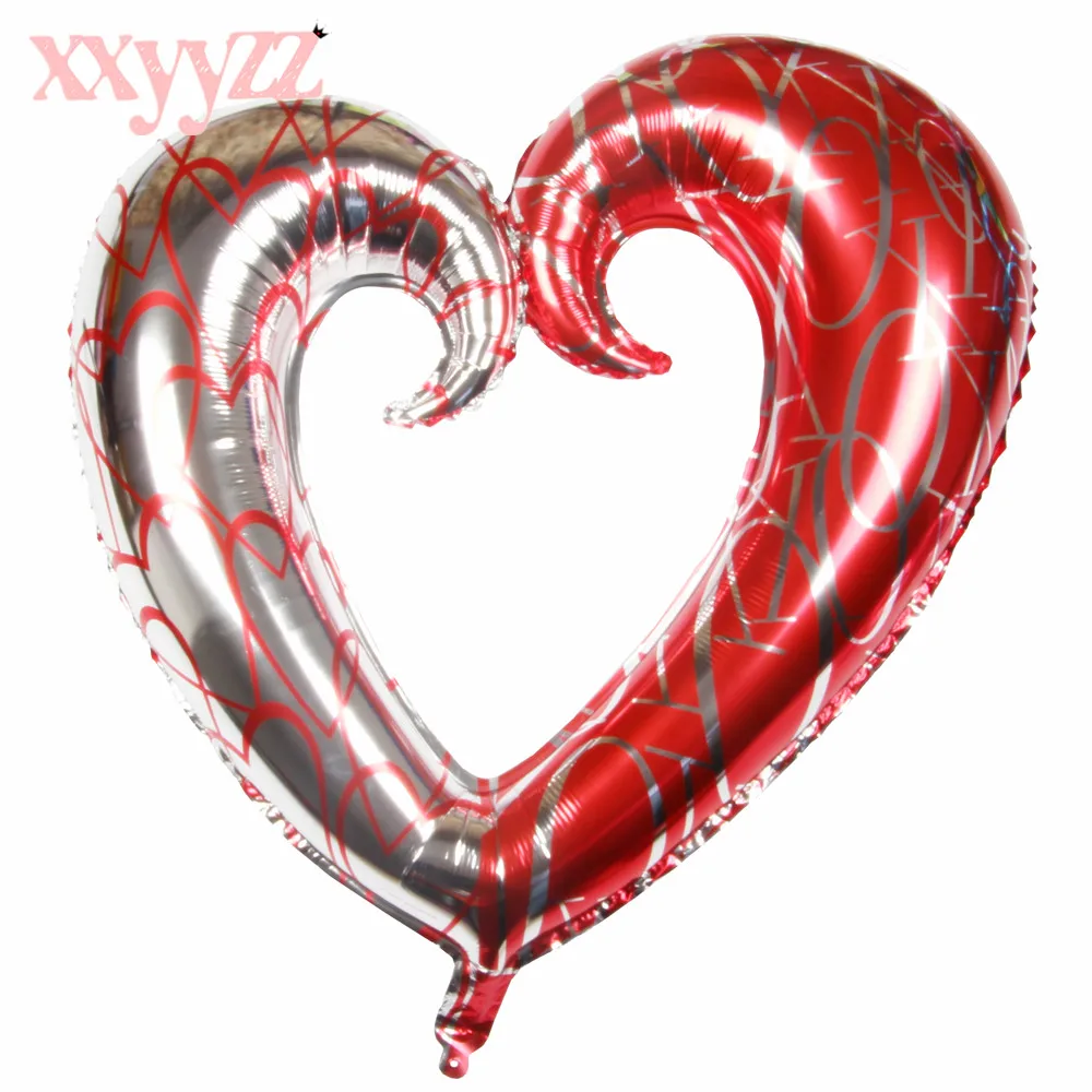 XXYYZZ большой шар сердца I Love You гигантский воздушный шар на День святого Валентина 40 дюймов Большой Свадебный гелиевый воздушный шар на свадьбу шары