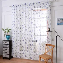 2016 weiches gewebe sheer tüll vorhänge für schlafzimmer Violet Lavendel fenster Vorhänge für Wohnzimmer küche vorhänge tüll gardinen