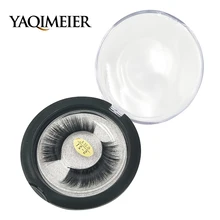 

YAQIMEIER 3D False Eyelashes High Quality Soft / Long / Thick Real Mink Eyelashes Makeup Tools Fake Full Strip Lashes