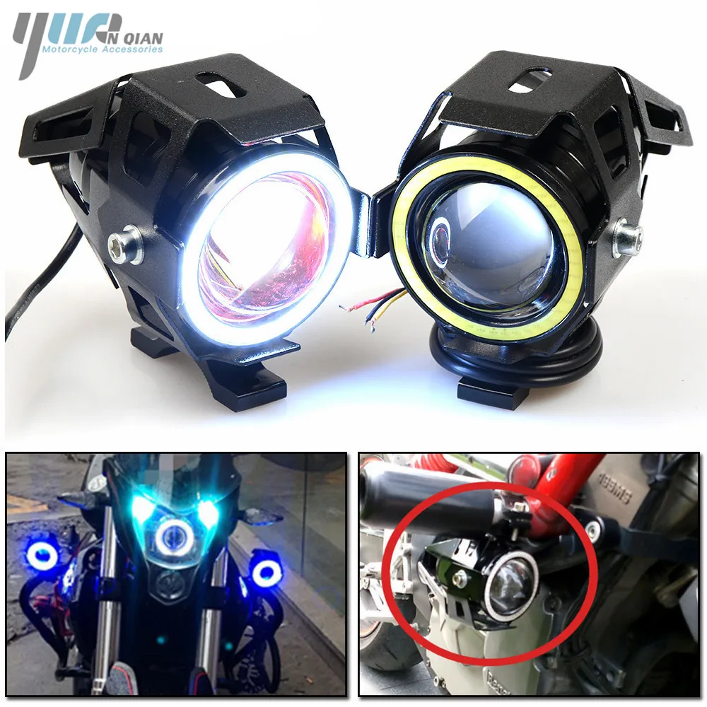Motorcycle Headlight Motocross Spotlight Scooter Light For Kawasaki z800 z750 z1000 ER6N ER6F ER6R Yamaha TMAX 530 500 T MAX R6