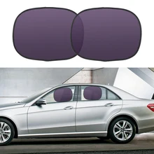 Солнцезащитный козырек для окна автомобиля, боковое окно, защита от солнца, защита от ультрафиолета, Электростатическая Адсорбция, шторка для экрана автомобиля, 2 шт